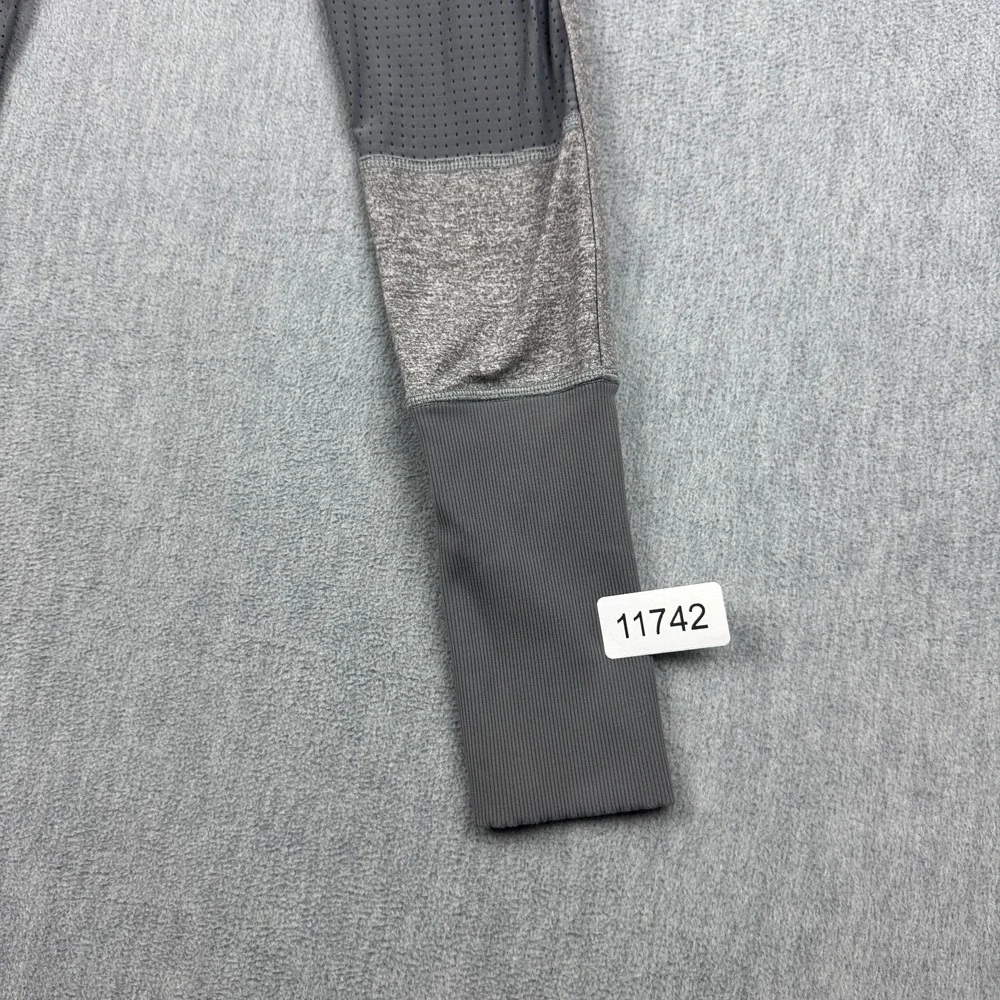 Ivivva by‎ Lululemon Leggings Girls 10 Gray Tight Mesh Side Pockets Athletic